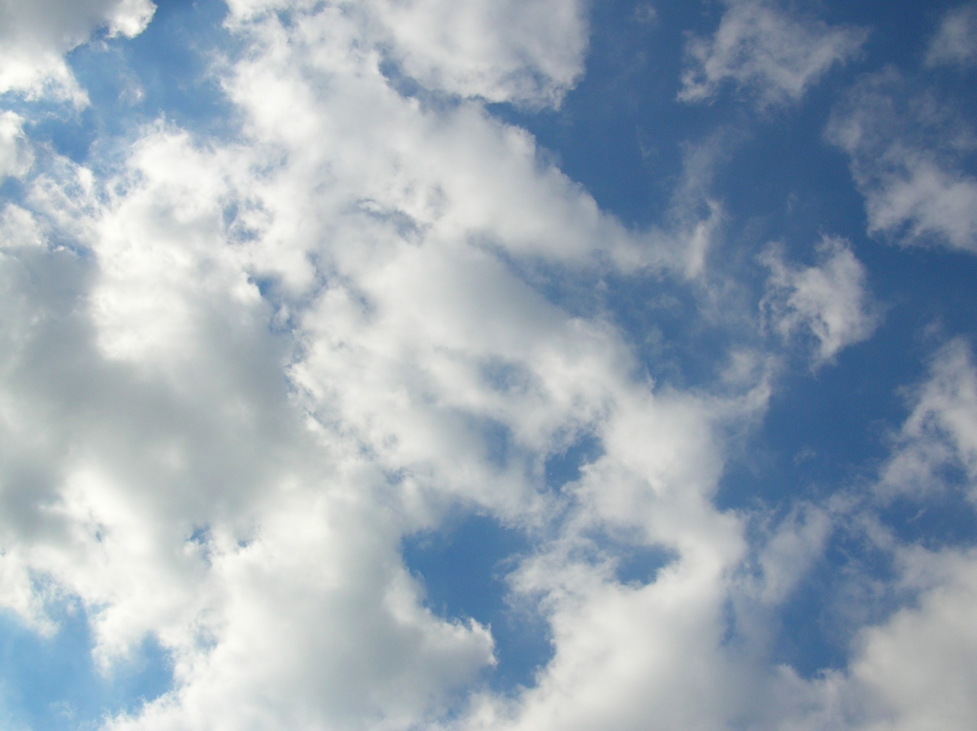 Blue sky with clouds